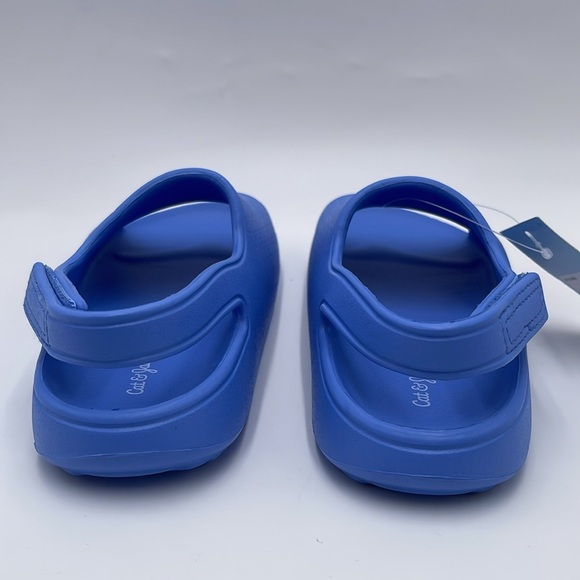 NWT Cat & Jack Toddler Footbed Slip-On Sandals - Blue Wynne, Size 12 - Picture 6 of 13